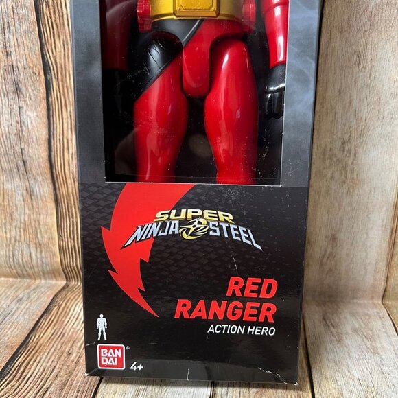 SABAN'S POWER RANGERS SUPER NINJA STEEL RED RANGER 12 inch ACTION FIGURE NIB - Picture 2 of 4